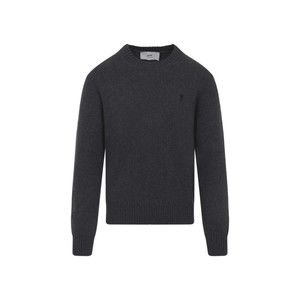 Ami Adc Anthracite Cashmere Sweater - NWT